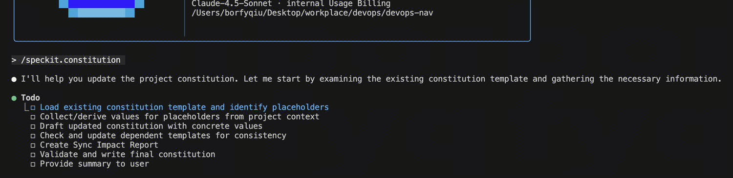 speckit.constitution